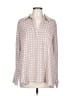 Pleione 100% Polyester Polka Dots Ivory Long Sleeve Blouse Size L - photo 1