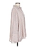 Pleione 100% Polyester Polka Dots Ivory Long Sleeve Blouse Size L - photo 4