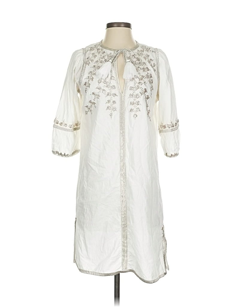 Pre-owned Gretchen Scott Designs Casual Dress In White