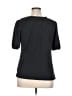 Fashion Bug Gray Short Sleeve Blouse Size XL - photo 2