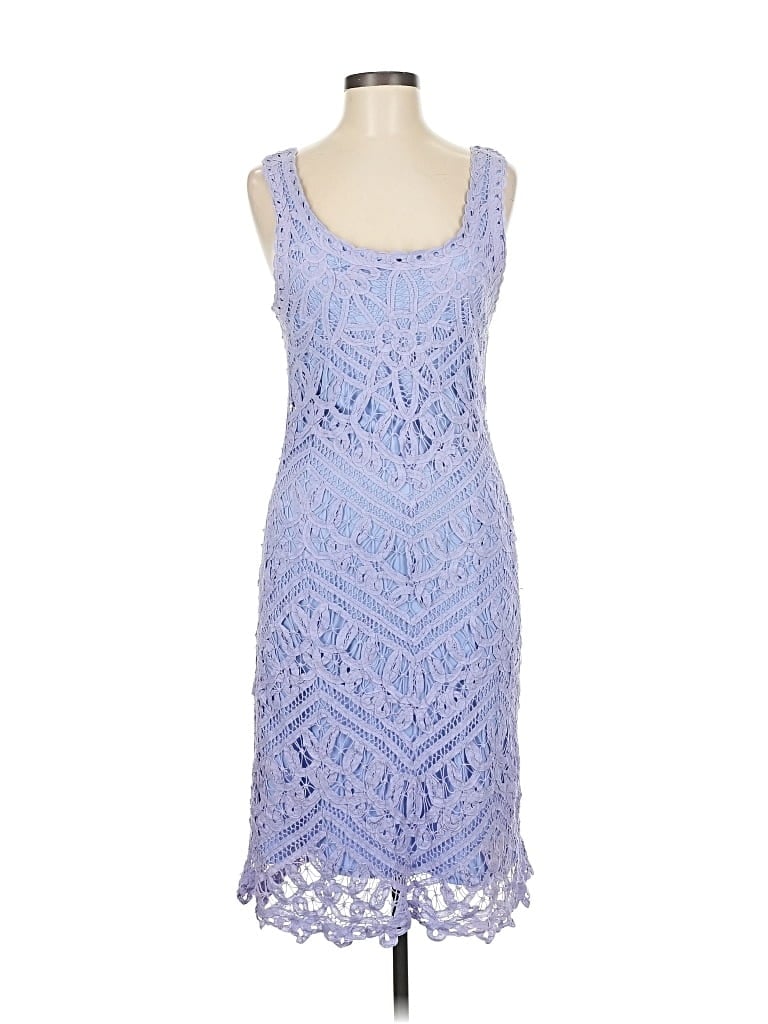 Pre-owned Assorted Brands Cocktail Dress In Purple