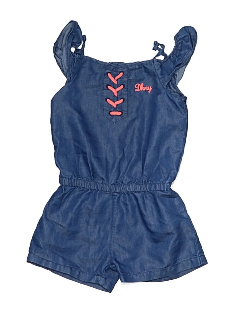Pre-owned Dkny Kids' Dress In Blue