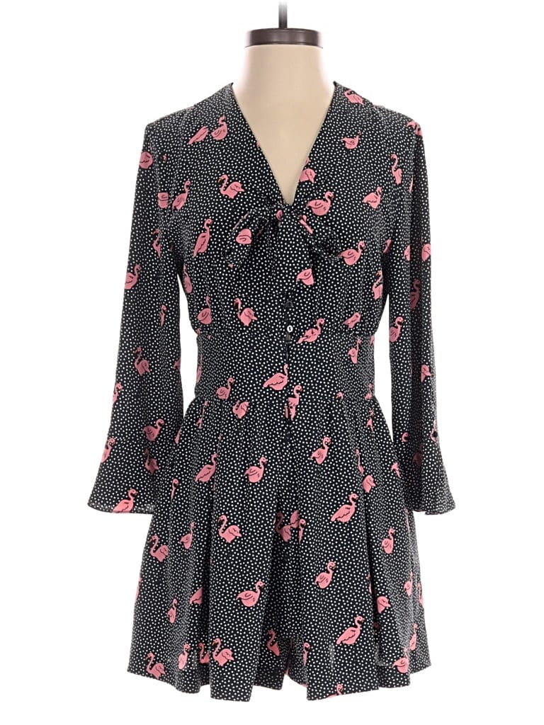 Pre-owned Zara Basic Romper In Black