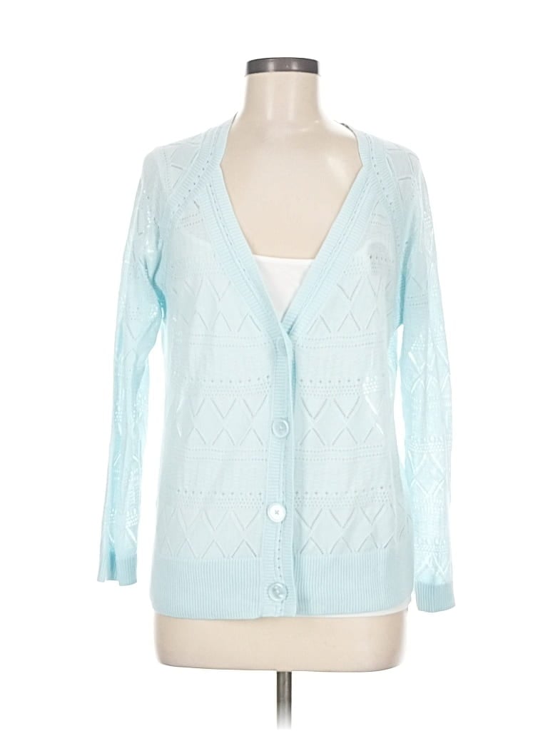 Click to view more detailed imagery on our partner's website Pre-owned Talbots Cardigan Sweater In Blue