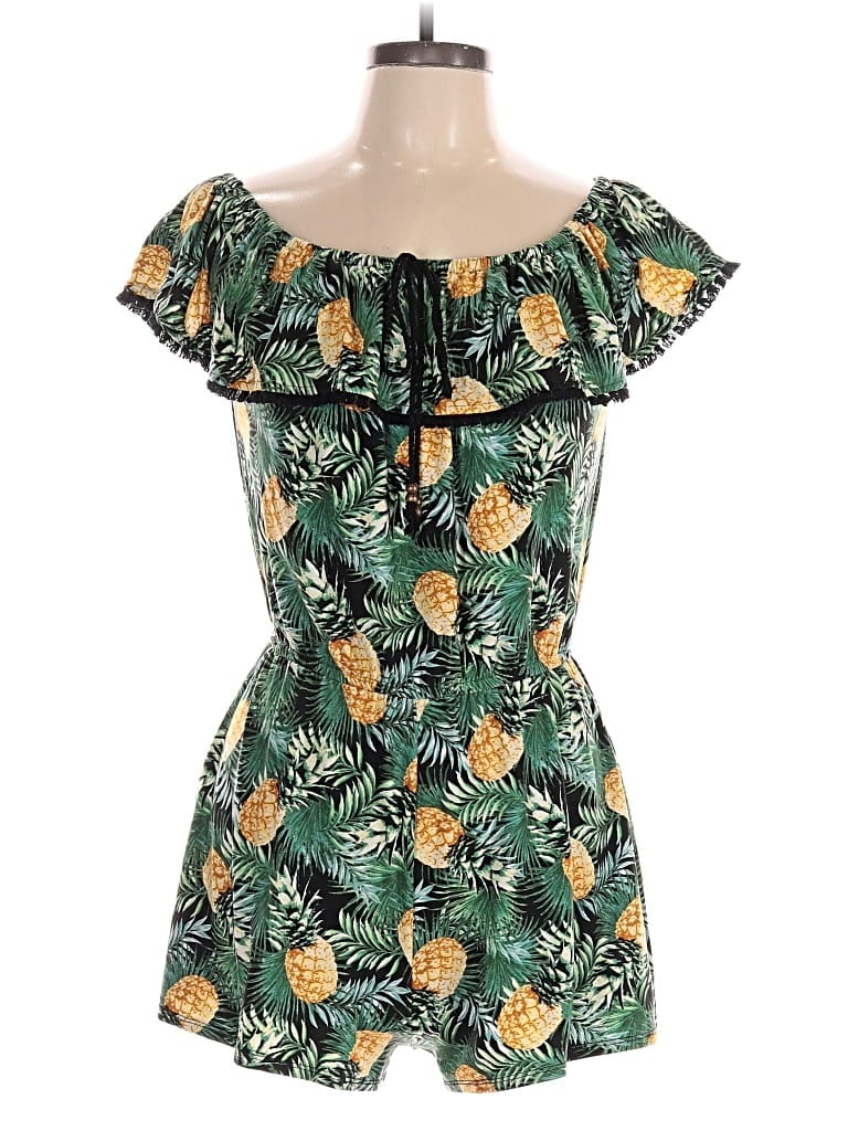 DEREK HEART Pre-owned Romper In Green