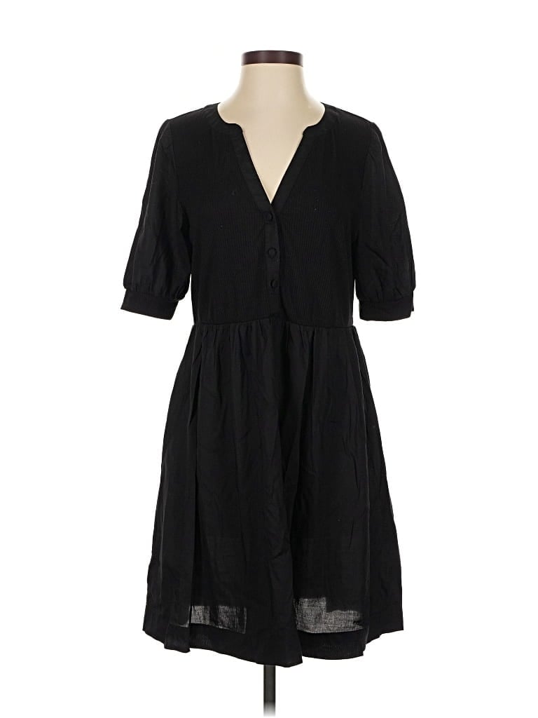 Pre-owned Ann Taylor Loft Casual Dress In Black