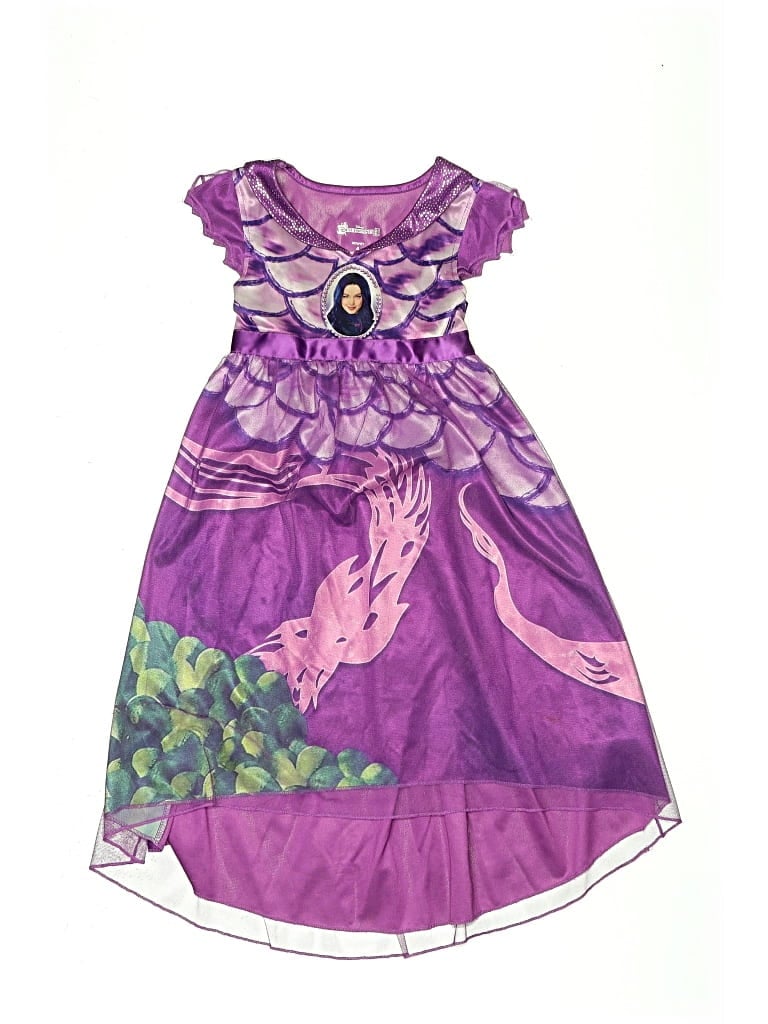 Click to view more detailed imagery on our partner's website Pre-owned Disney Kids' Dress In Purple