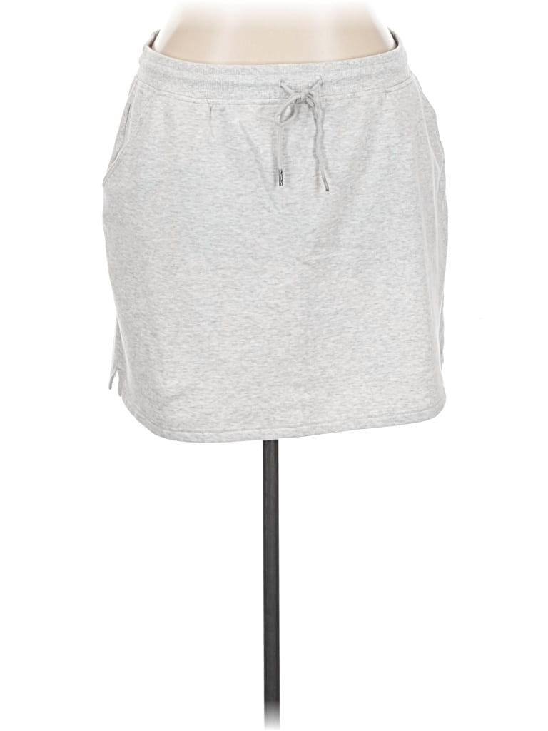 Pre-owned Eddie Bauer Casual Skirt In Gray