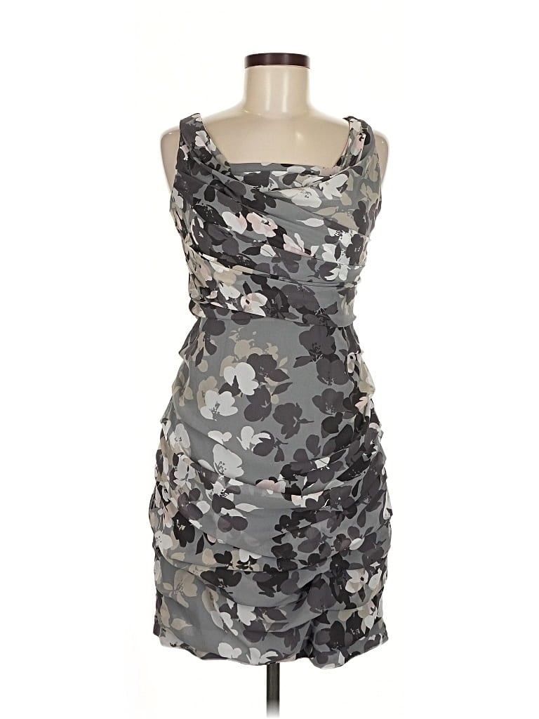 Pre-owned Express Cocktail Dress In Gray