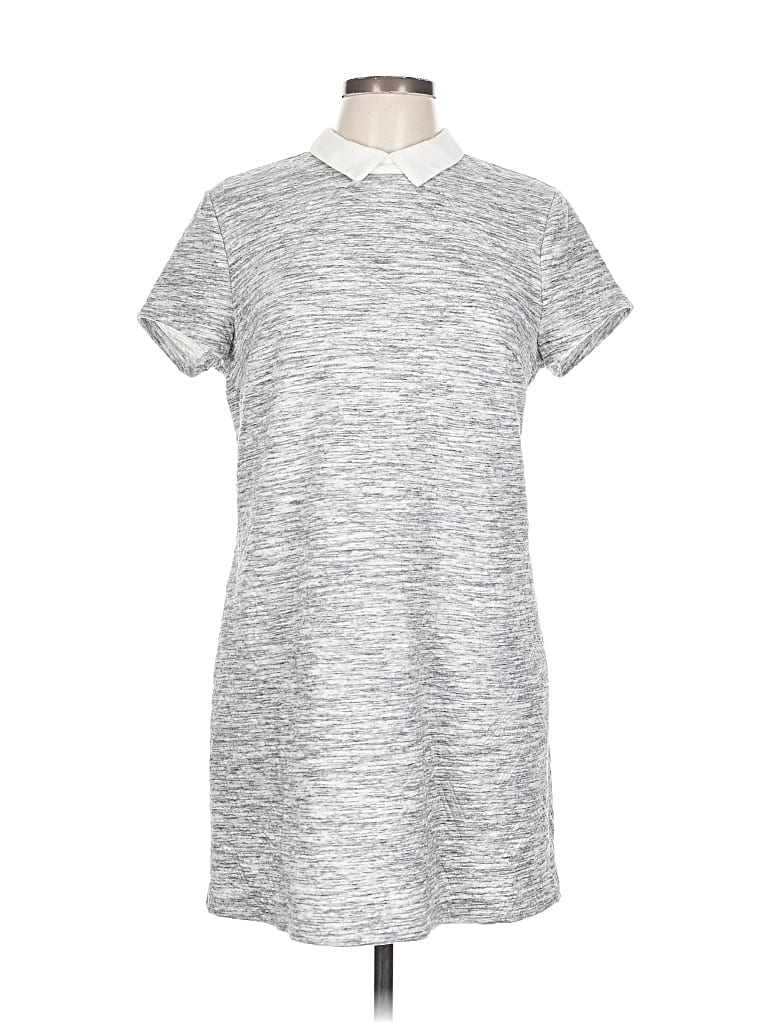 Pre-owned Maison Jules Casual Dress In Silver