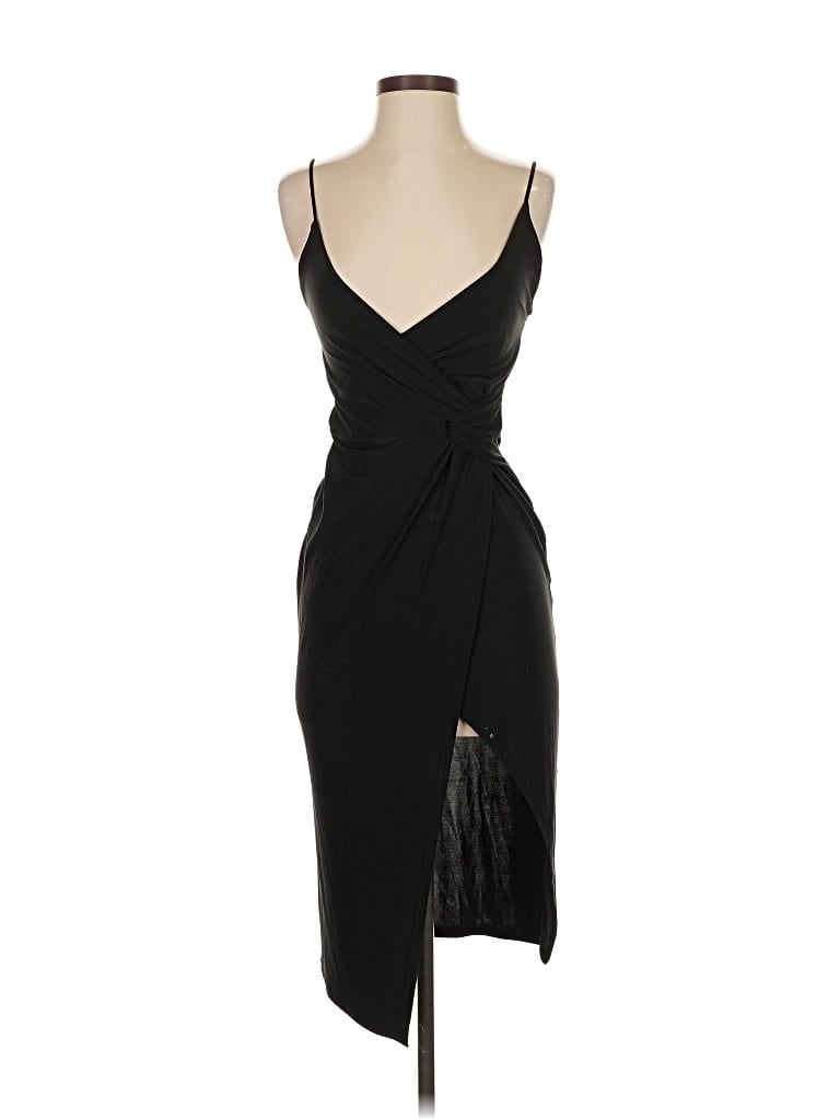 Pre-owned Boohoo Cocktail Dress In Black