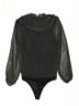 Abercrombie & Fitch 100% Polyester Black Bodysuit Size XS - photo 2