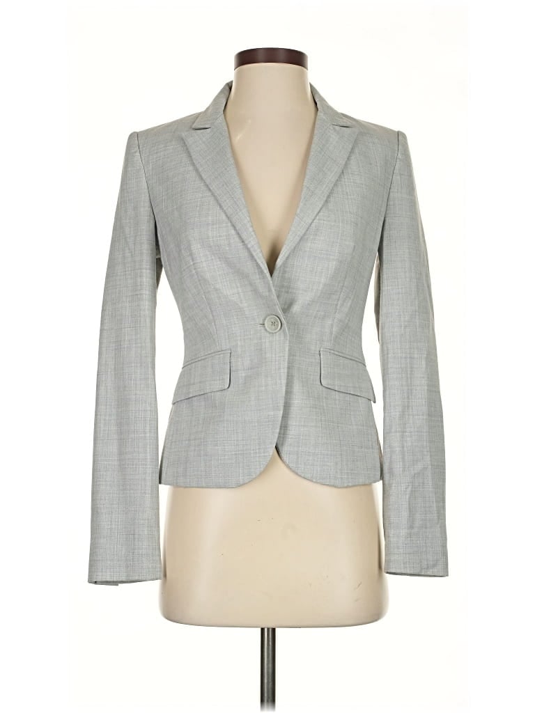 Pre-owned Express Design Studio Blazer Jacket In Gray