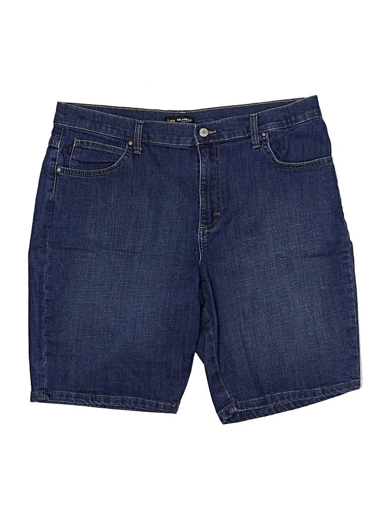 Pre-owned Lee Denim Shorts In Blue