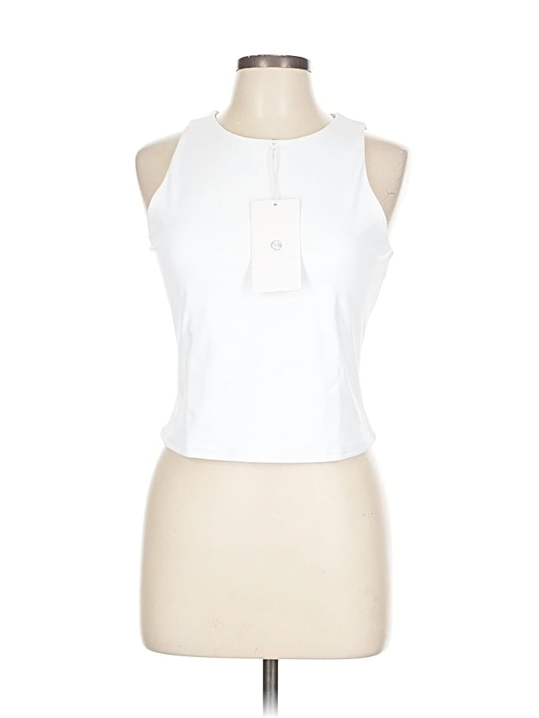 Colorfulkoala Sleeveless T-shirt In White