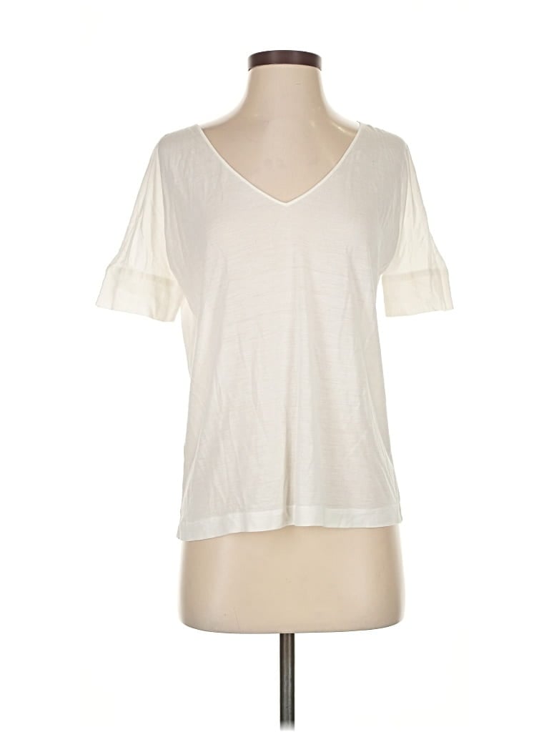 Pre-owned Façonnable Short Sleeve T-shirt In White