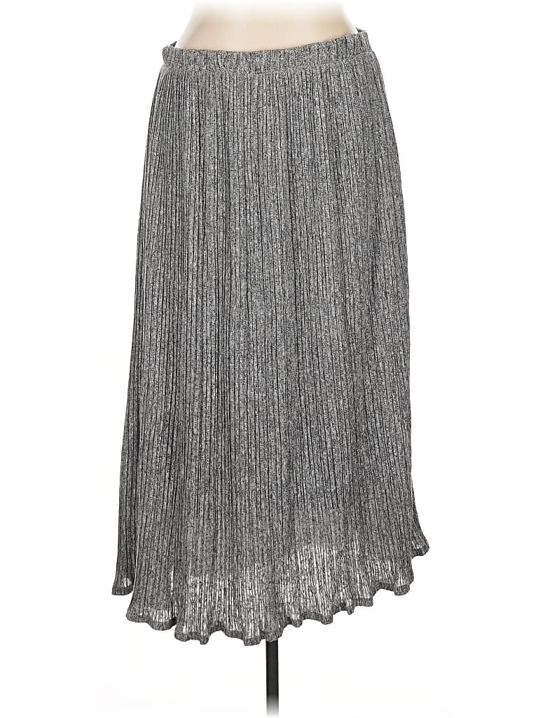 Pre-owned Pleione Casual Skirt In Silver
