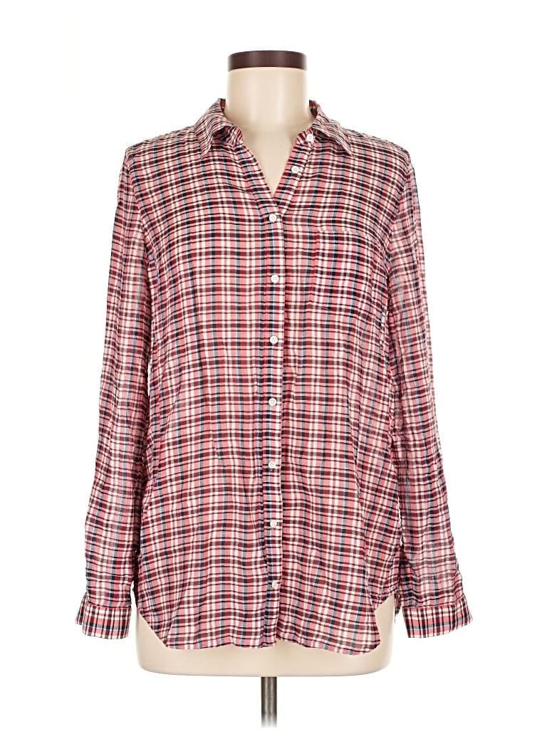 Click to view more detailed imagery on our partner's website Pre-owned Joie Long Sleeve Button Down Shirt In Red