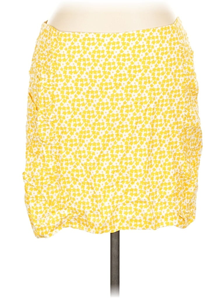 Bailey Rose Casual Skirt In Yellow