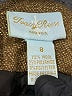 Tracy Reese Tweed Brown Gold Formal Skirt Size 8 - photo 3