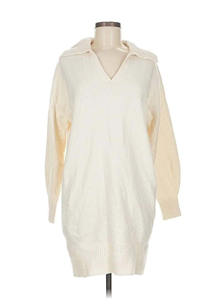 EXPRESS Pre-owned Casual Dress In White