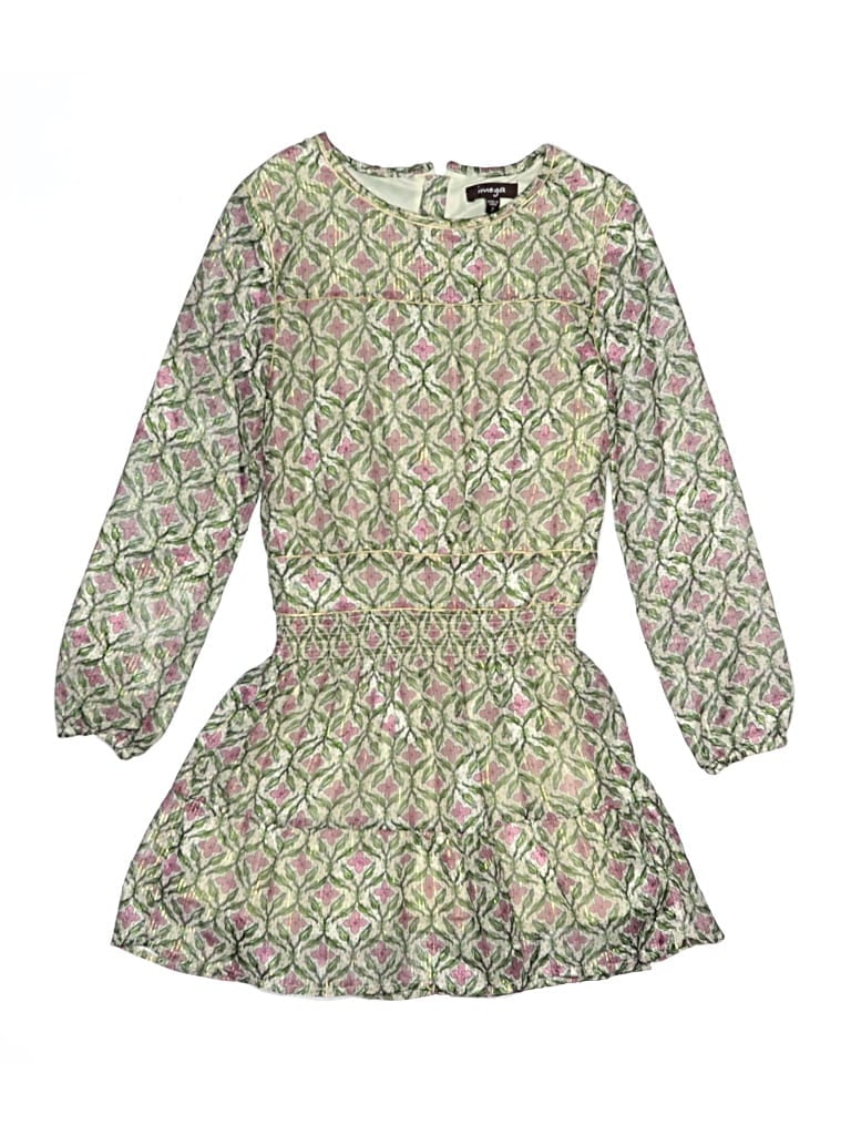 Pre-owned Imoga Kids' Dress In Green