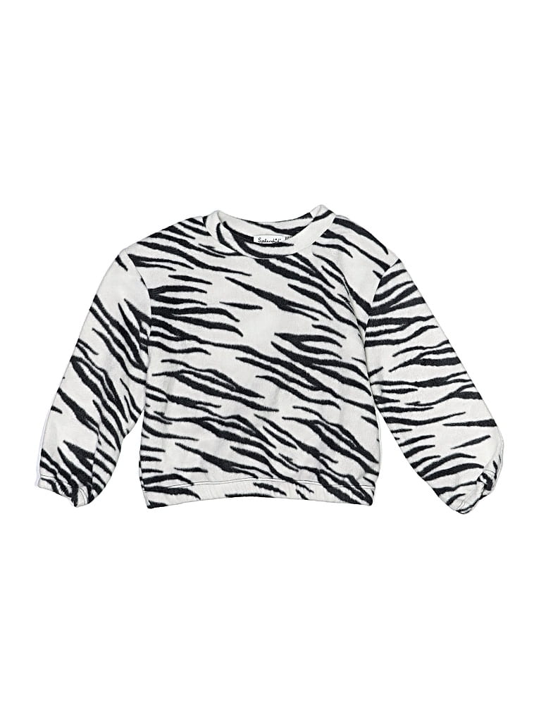 Pre-owned Splendid Kids' Pullover Sweater In White