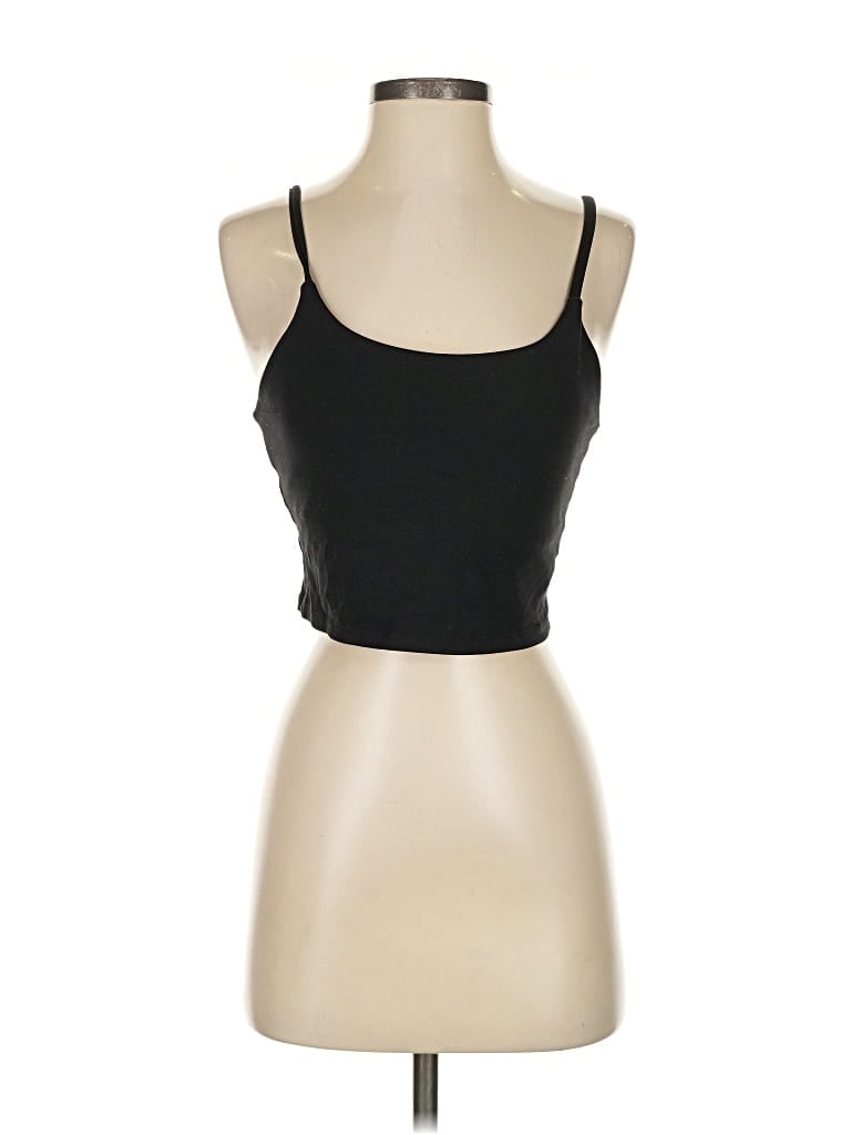 Pre-owned Unbranded Tank Top Black Strapless Neckline Tops