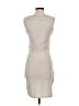 VICI Solid Gray Casual Dress Size S - photo 2