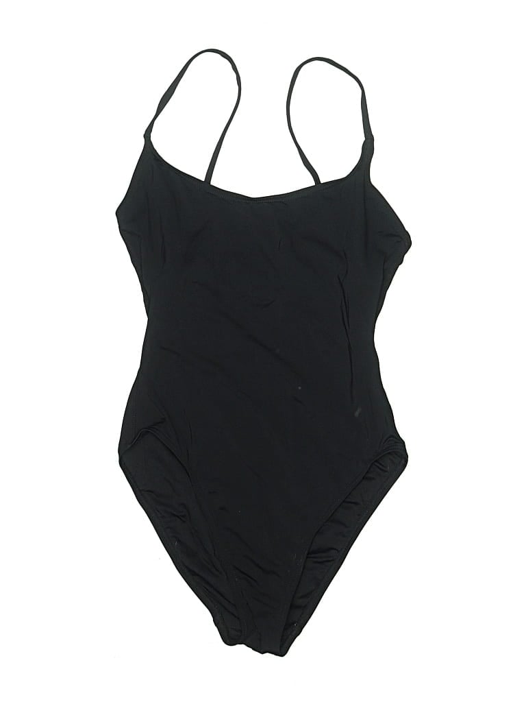 Pre-owned Andie One Piece Swimsuit In Black