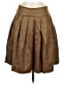 Tracy Reese Tweed Brown Gold Formal Skirt Size 8 - photo 1