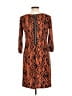 Kenar Argyle Orange Casual Dress Size 10 - photo 2