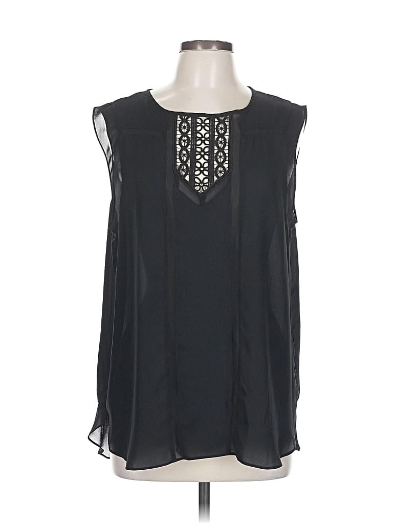 Pre-owned Vince Camuto Sleeveless Blouse In Black