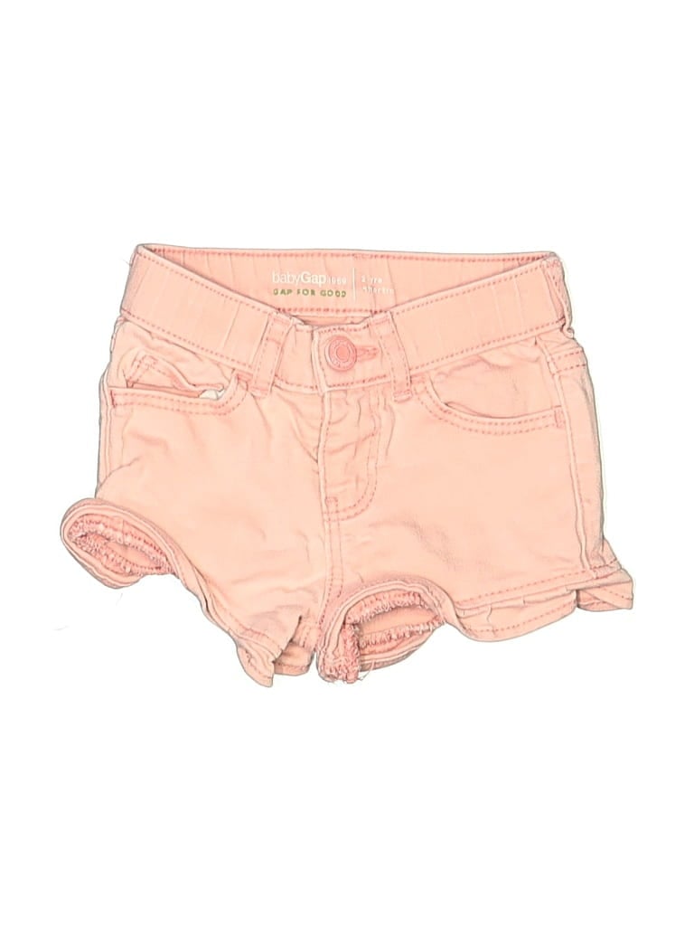 Pre-owned Baby Gap Kids' Denim Shorts In Pink