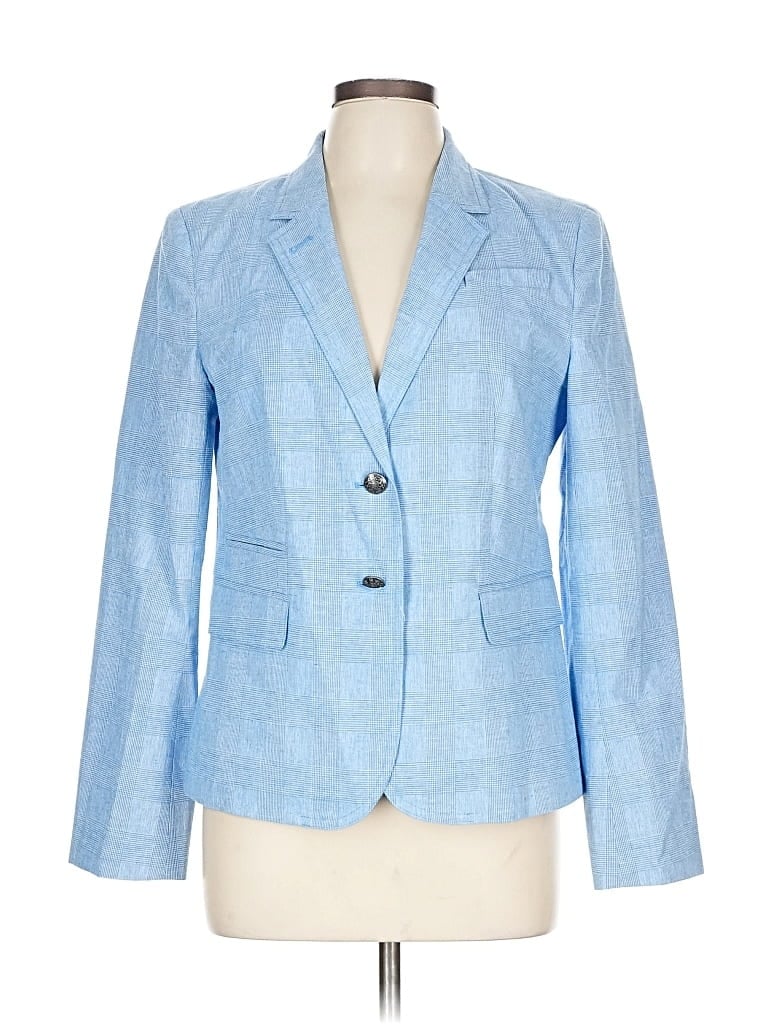 Pre-owned Banana Republic Factory Store Blazer Jacket In Blue