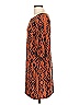 Kenar Argyle Orange Casual Dress Size 10 - photo 5