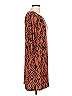 Kenar Argyle Orange Casual Dress Size 10 - photo 4