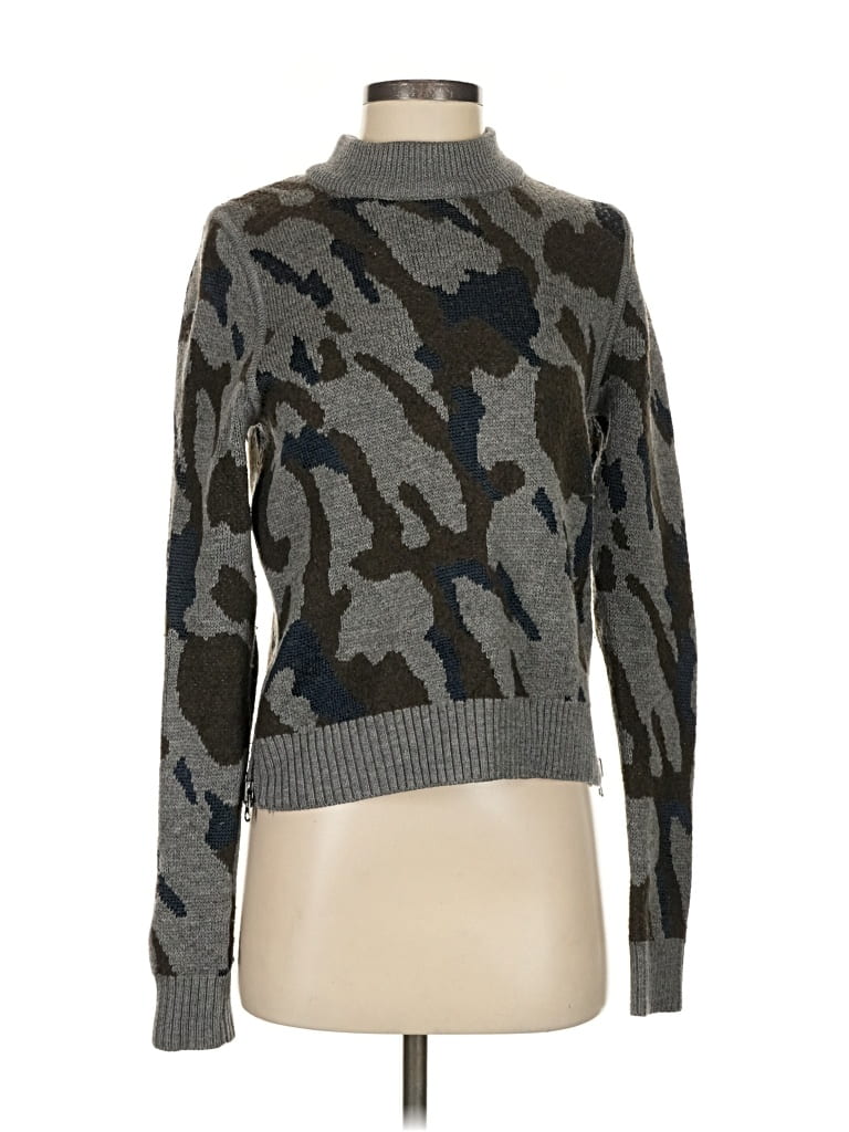 Pre-owned Veronica Beard Wool Pullover Sweater In Gray