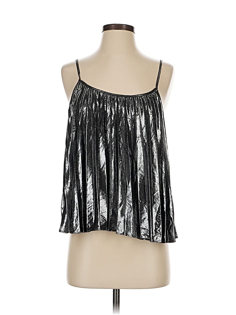 Pre-owned Banana Republic Sleeveless Blouse In Silver