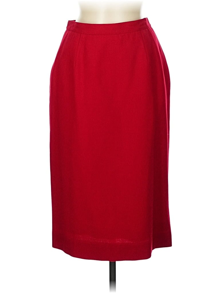 Pre-owned Unbranded Formal Skirt In Red