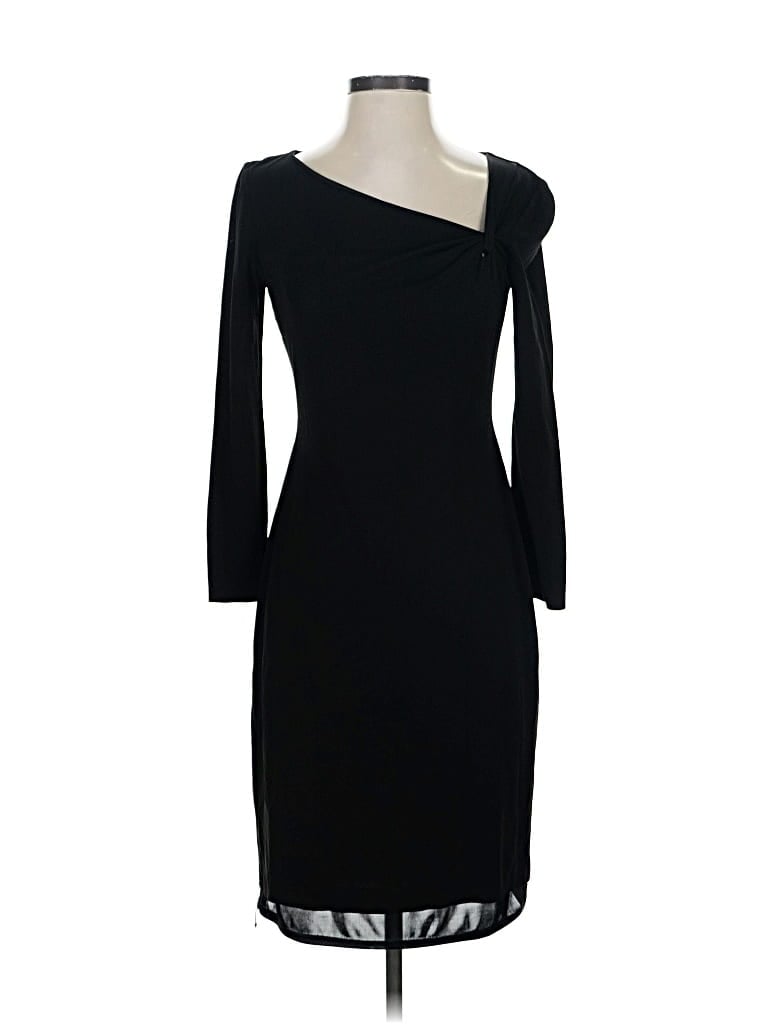 Pre-owned David Meister Cocktail Dress In Black