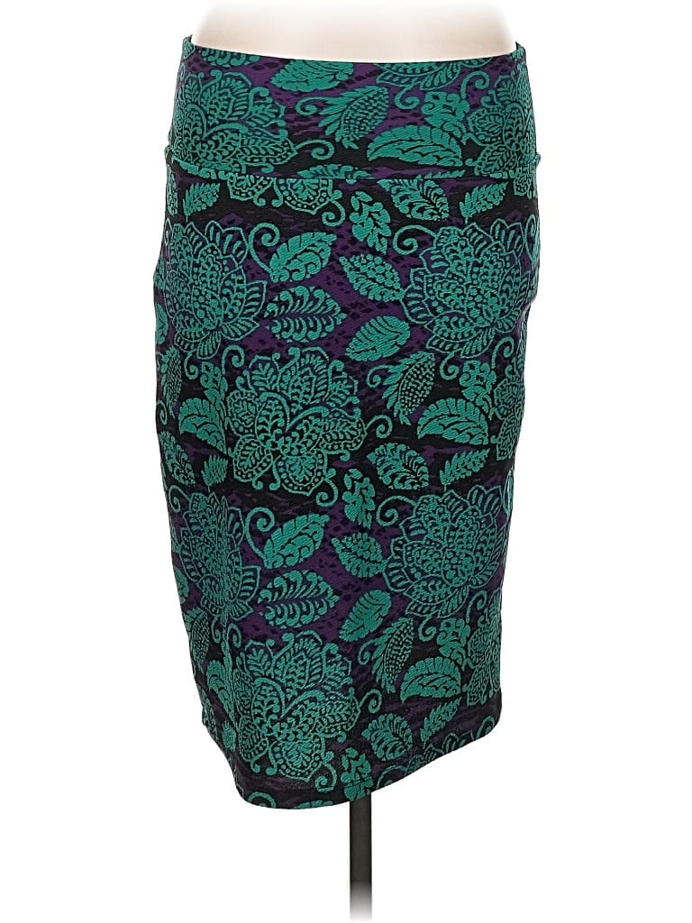 Pre-owned Lularoe Formal Skirt In Blue