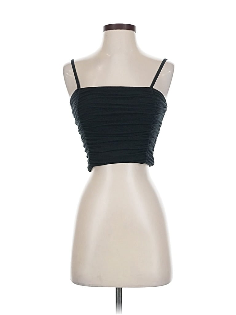 Pre-owned Hollister Sleeveless Top Black Strapless Neckline Tops