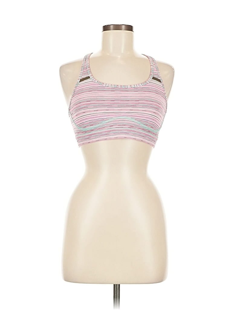Pre-owned Lululemon Athletica Tank Top Pink Halter Neckline Tops