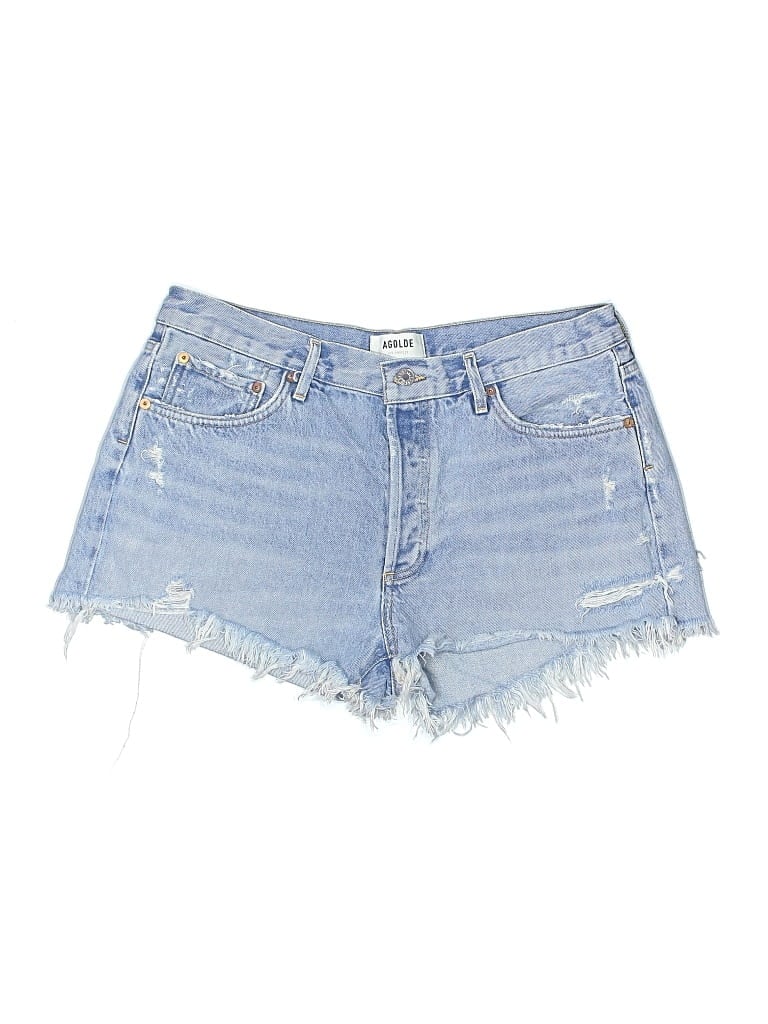 AGOLDE Pre-owned Denim Shorts In Blue