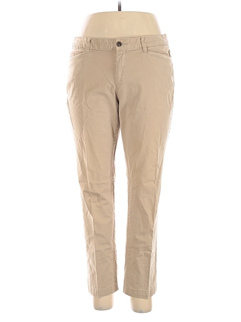 Click to view more detailed imagery on our partner's website Pre-owned Lands' End Khaki Pant In Brown