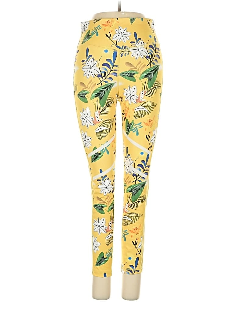 Pre-owned Zyia Active Leggings In Yellow