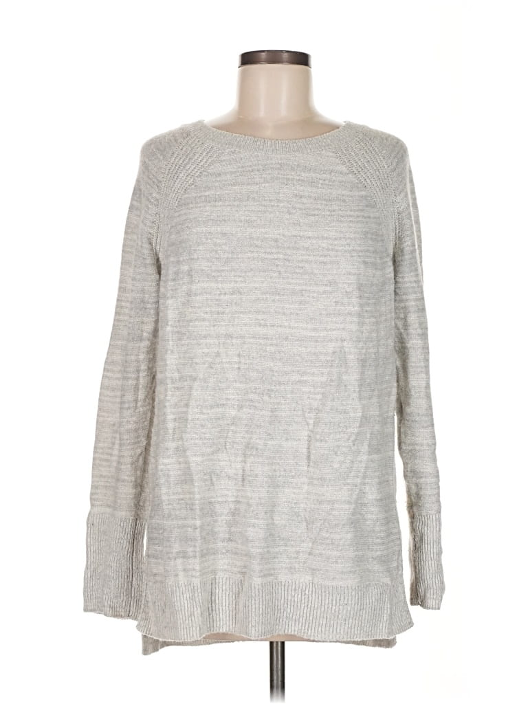 Pre-owned Lou & Grey Pullover Sweater In Silver