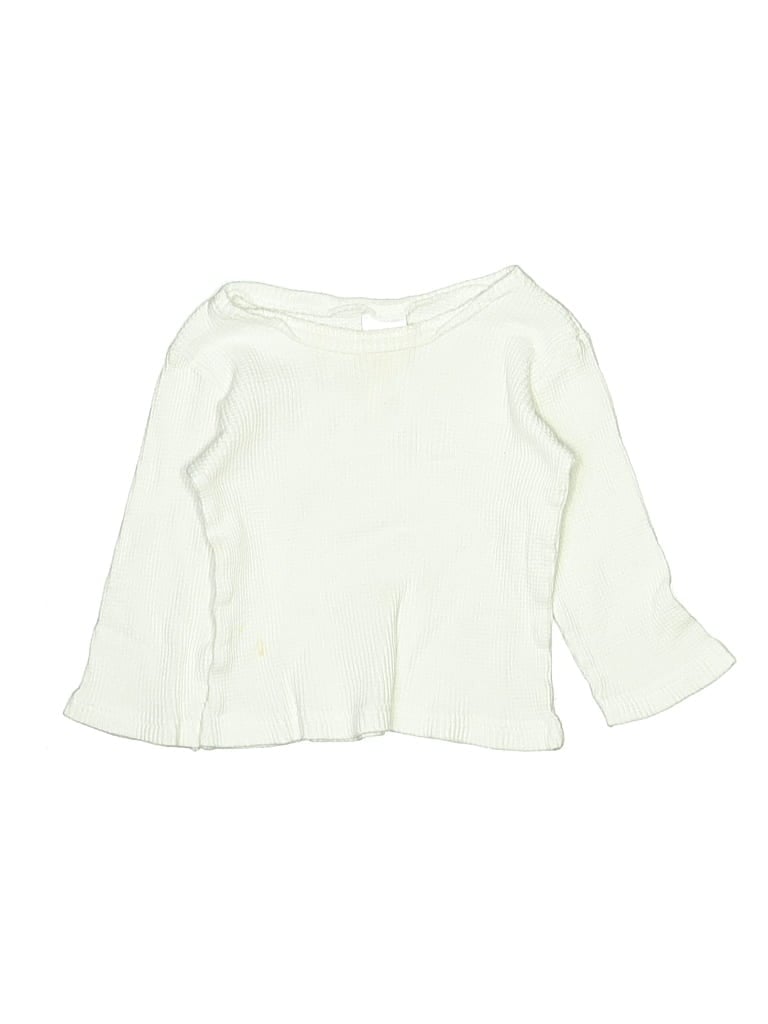 Pre-owned Disney Baby Kids' 3/4 Sleeve T-shirt In White