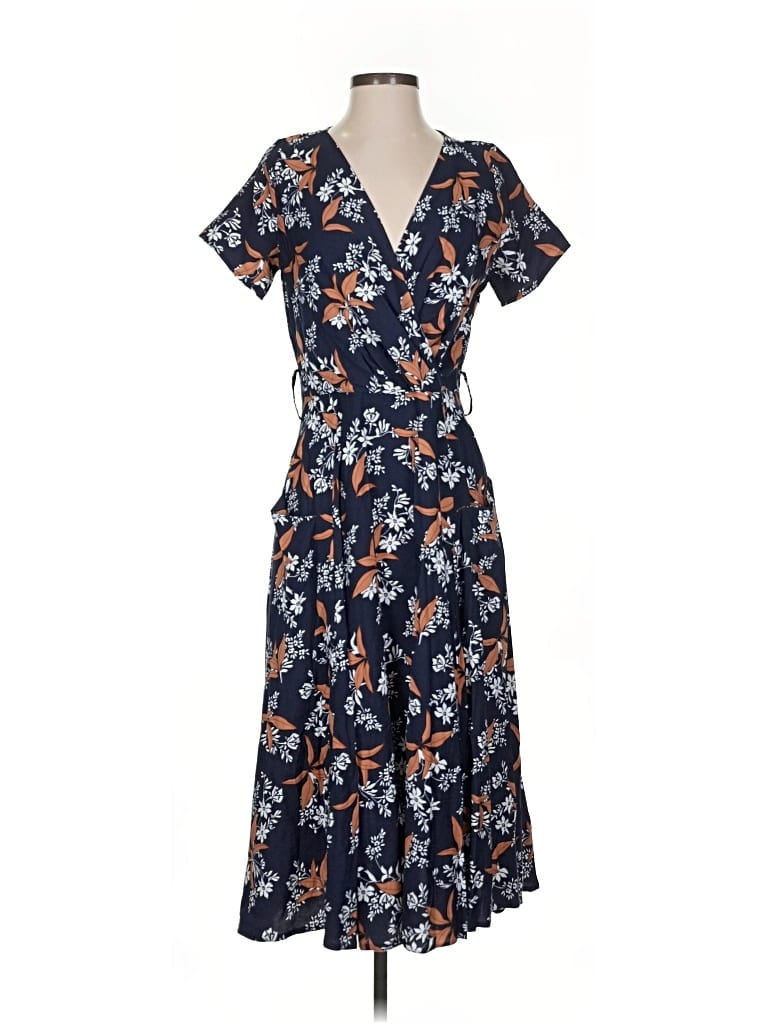 Assorted Brands Casual Dress In Blue